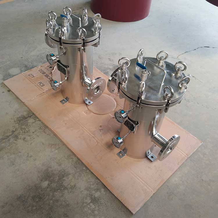 華豫生產(chǎn)供應(yīng)HY-GD50-1.0╱1高低式籃式過(guò)濾器 內(nèi)置楔形網(wǎng)濾芯