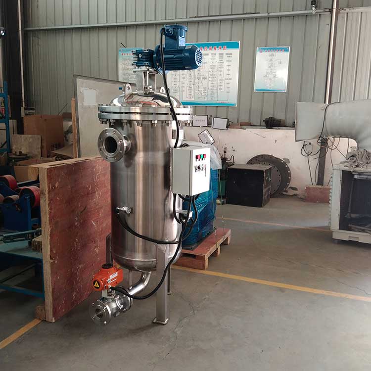 華豫生產(chǎn)供應(yīng)DN100不銹鋼自清洗過濾器 T型絲濾芯