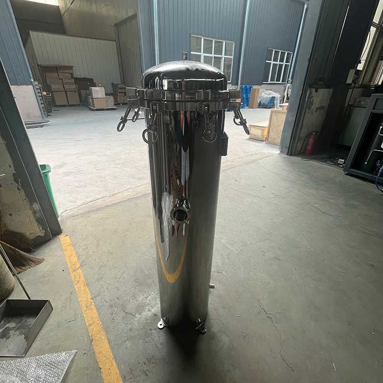 華豫供應(yīng)液體除雜質(zhì)不銹鋼材質(zhì)精密過濾器DN50