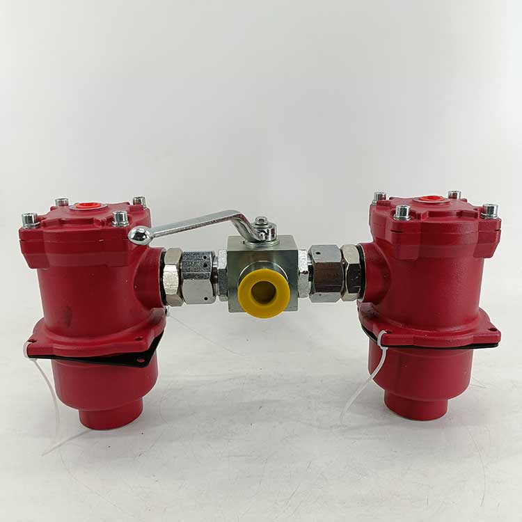 華豫KF-150B*120D/M供應(yīng)雙筒潤滑油過濾器