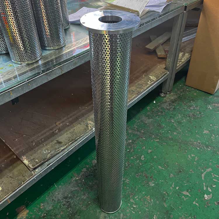 華豫供應(yīng)液壓油管道過濾器用不銹鋼骨架濾芯Φ152×60×930